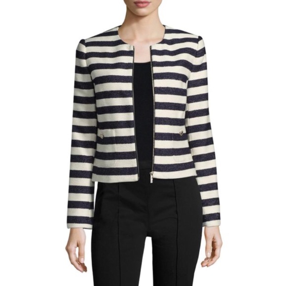 Women's Tweed Striped Blazer